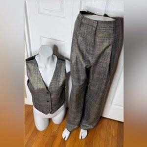 NWT Jason Wu 2 Piece Set Vest Sz M and Pants Sz 10
